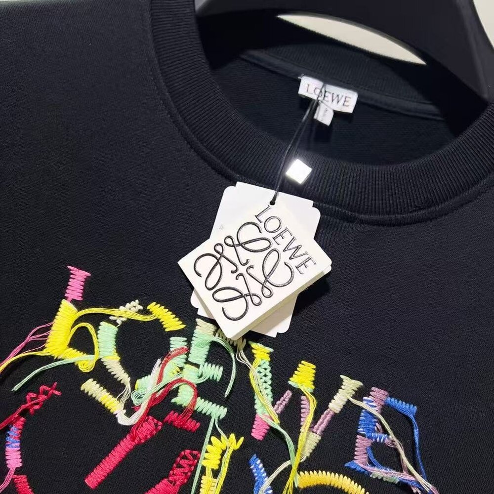 Loewe Cotton Crew Neck Sweatshirt - Picture 9 of 9